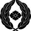 柏 かしわ 日本の家紋 柏 かしわ 日本の家紋
